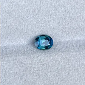 Natural heated Green Sapphire 1.32 Cts Oval Cut Loose Gemstone