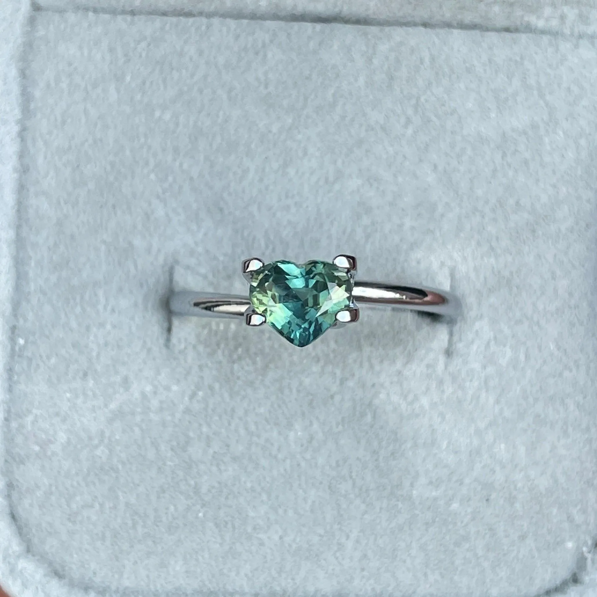 Natural heated Madagascar Green Sapphire 1.07 carats