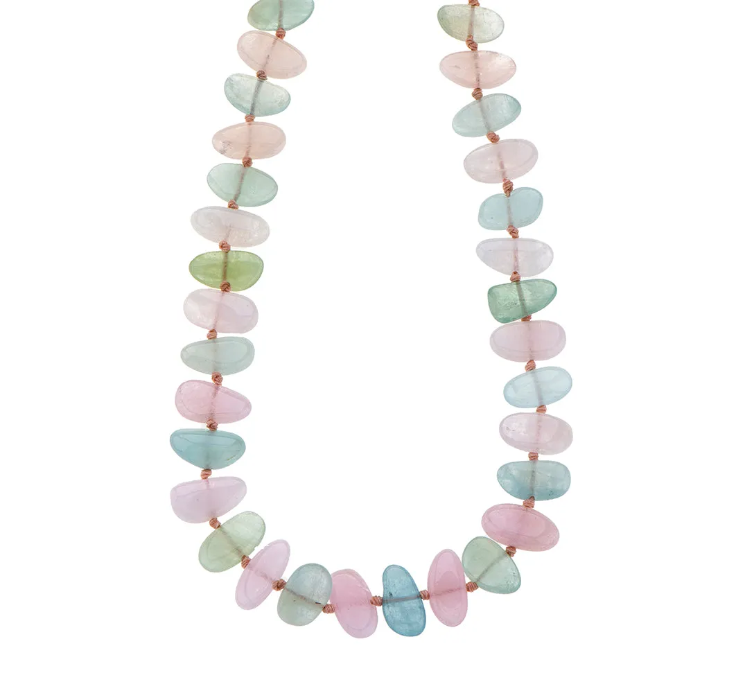 Nava Zahavi Multi Color Aquamarine Necklace