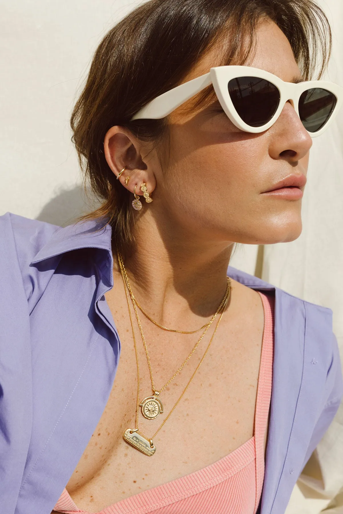 Nightfall necklace gold plated