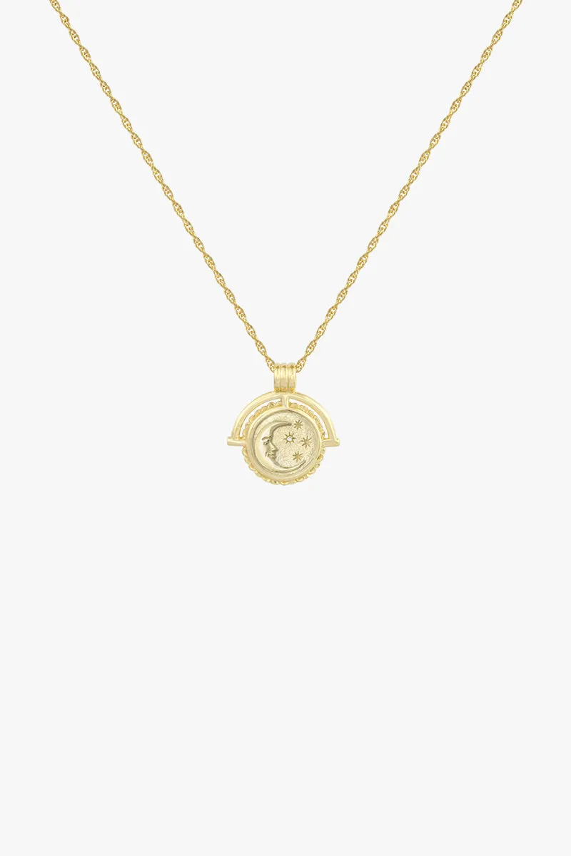 Nightfall necklace gold plated