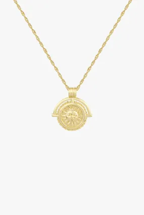 Nightfall necklace gold plated