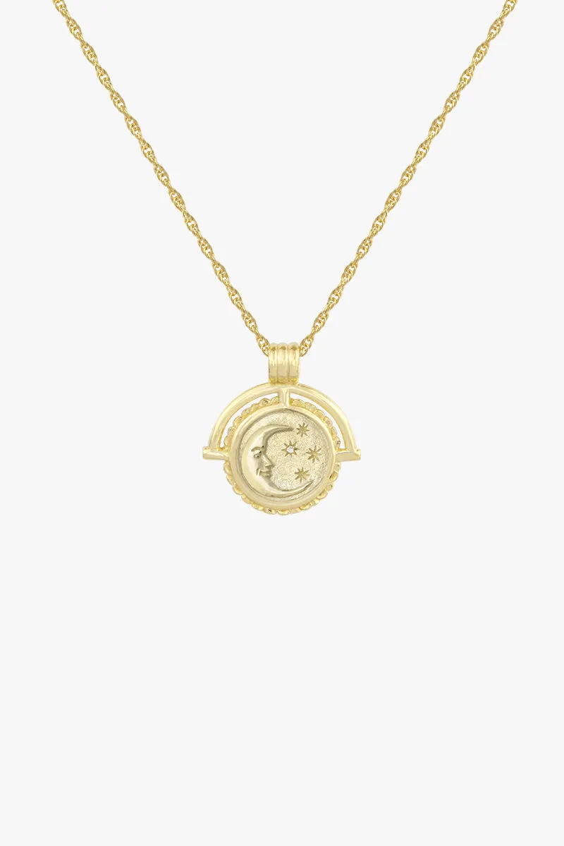 Nightfall necklace gold plated