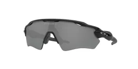 Oakley Youth Fit Radar EV XS Path Polished Black Frames - Black Iridium Lens - Polarized Sunglasses