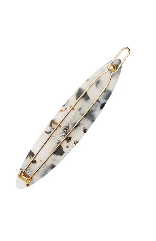 Oblong Tige Boule Barrette - Spot