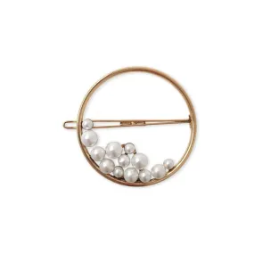 Ocean Pearl Ring Barrette
