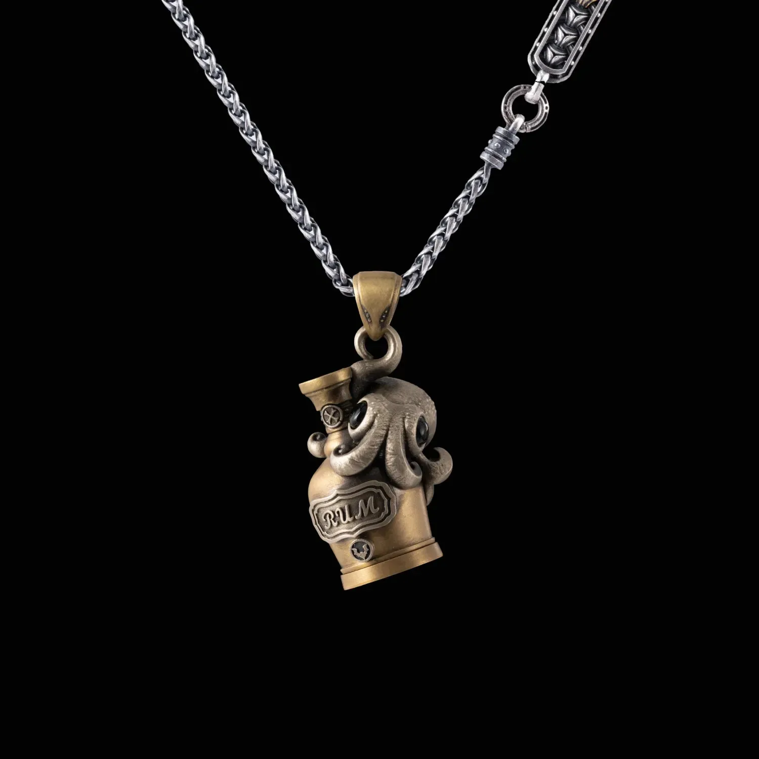 Octopus Capsule Pendant