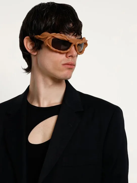 Ottolinger   3D twisted frame sunglasses 