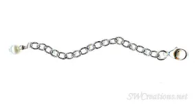 Oyster's Pearl Fancy Silver Jewelry Necklace Extender