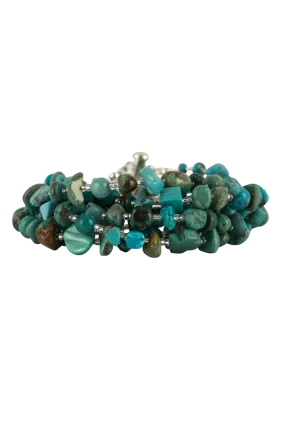 Paige Wallace Turquoise Mixed Stone Bracelet