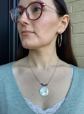 Pearl Peacock Necklace
