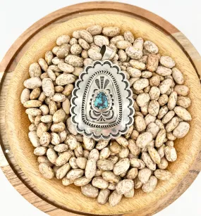 Pendant- Sterling silver and Turquoise