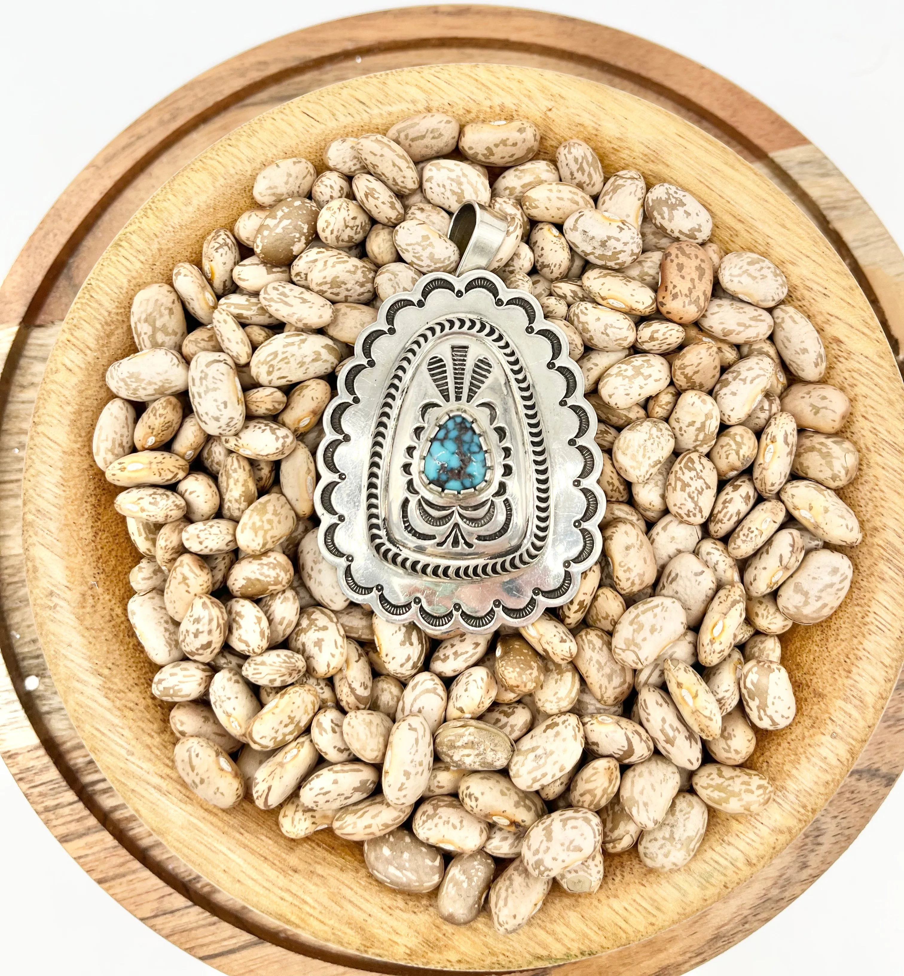 Pendant- Sterling silver and Turquoise