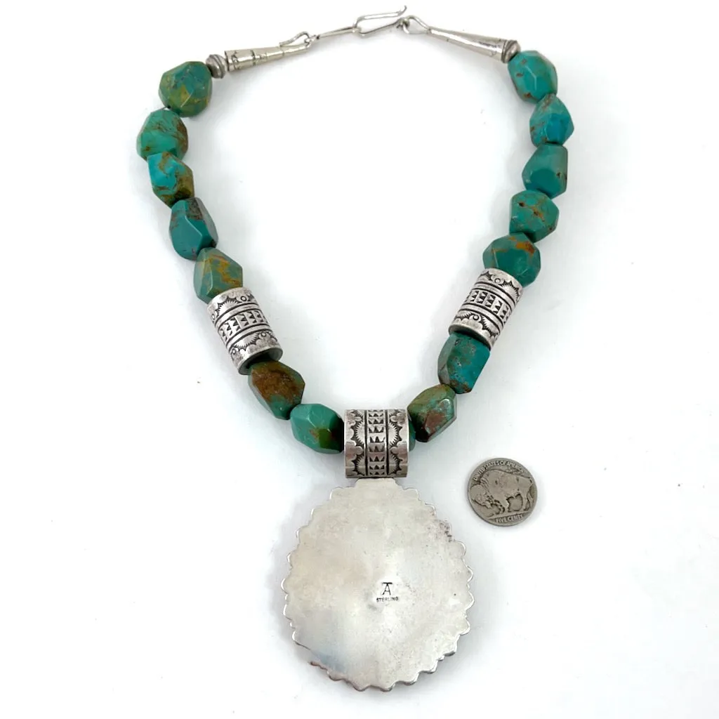 Pendant With Chunky Beads