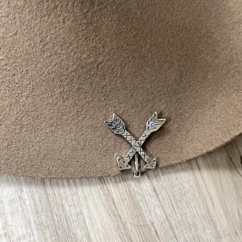 Peyote Bird Sterling Silver Arrow Brim Slider