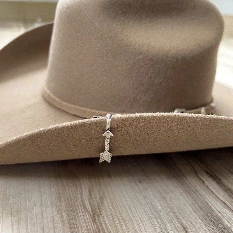 Peyote Bird Sterling Silver Arrow Brim Slider