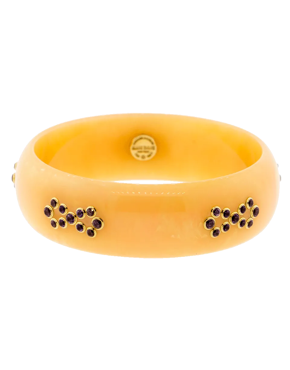 Pink Bakelite Bangle