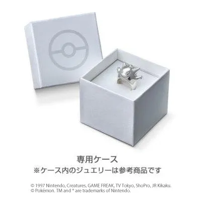 [Pokémon]Vaporeon & Pokéball necklace K18 white gold