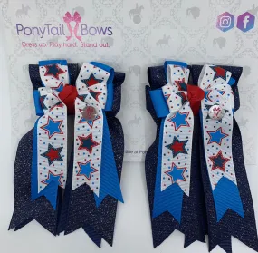 PonyTail Bows-Star Sparkle
