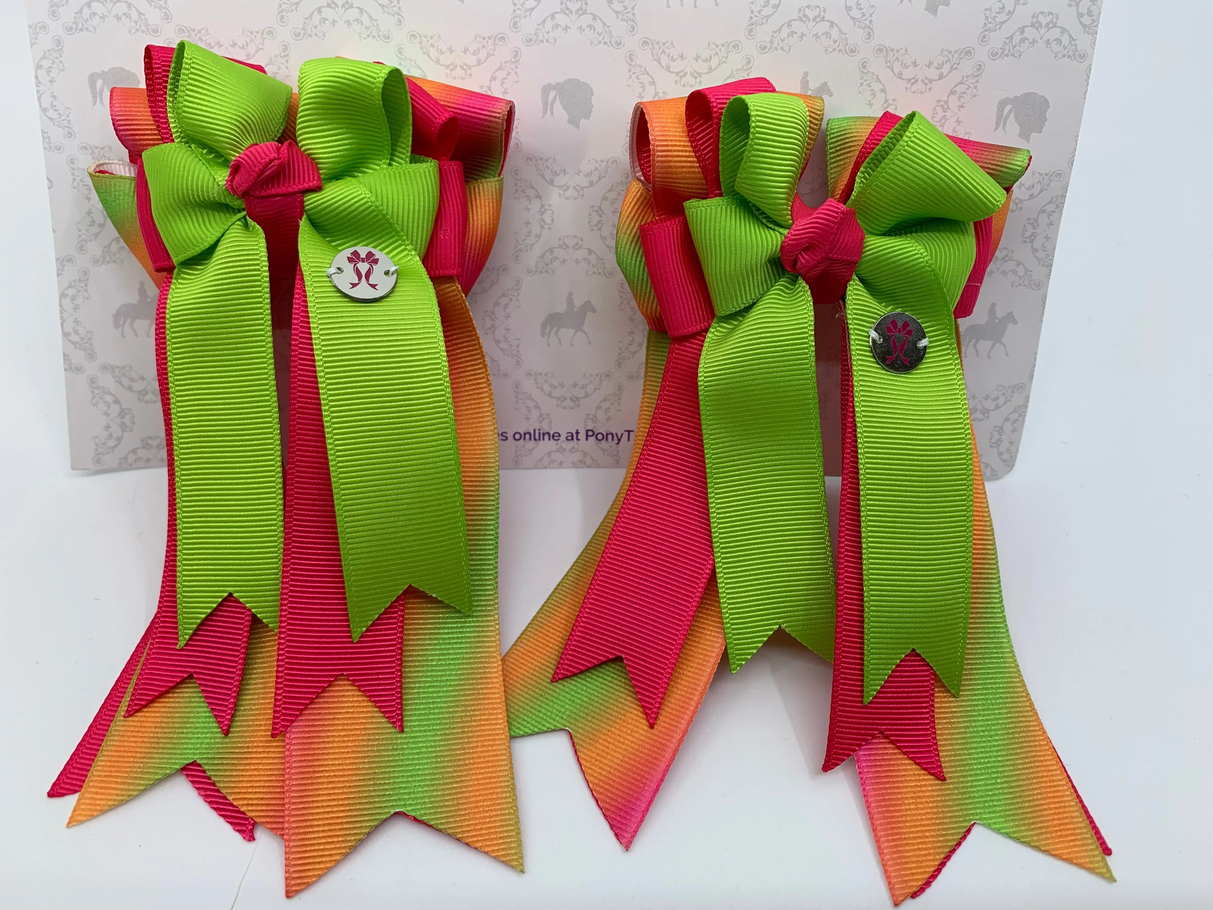 PonyTail Bows- Tie-dye Blast
