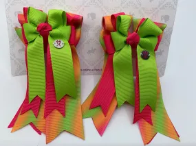 PonyTail Bows- Tie-dye Blast