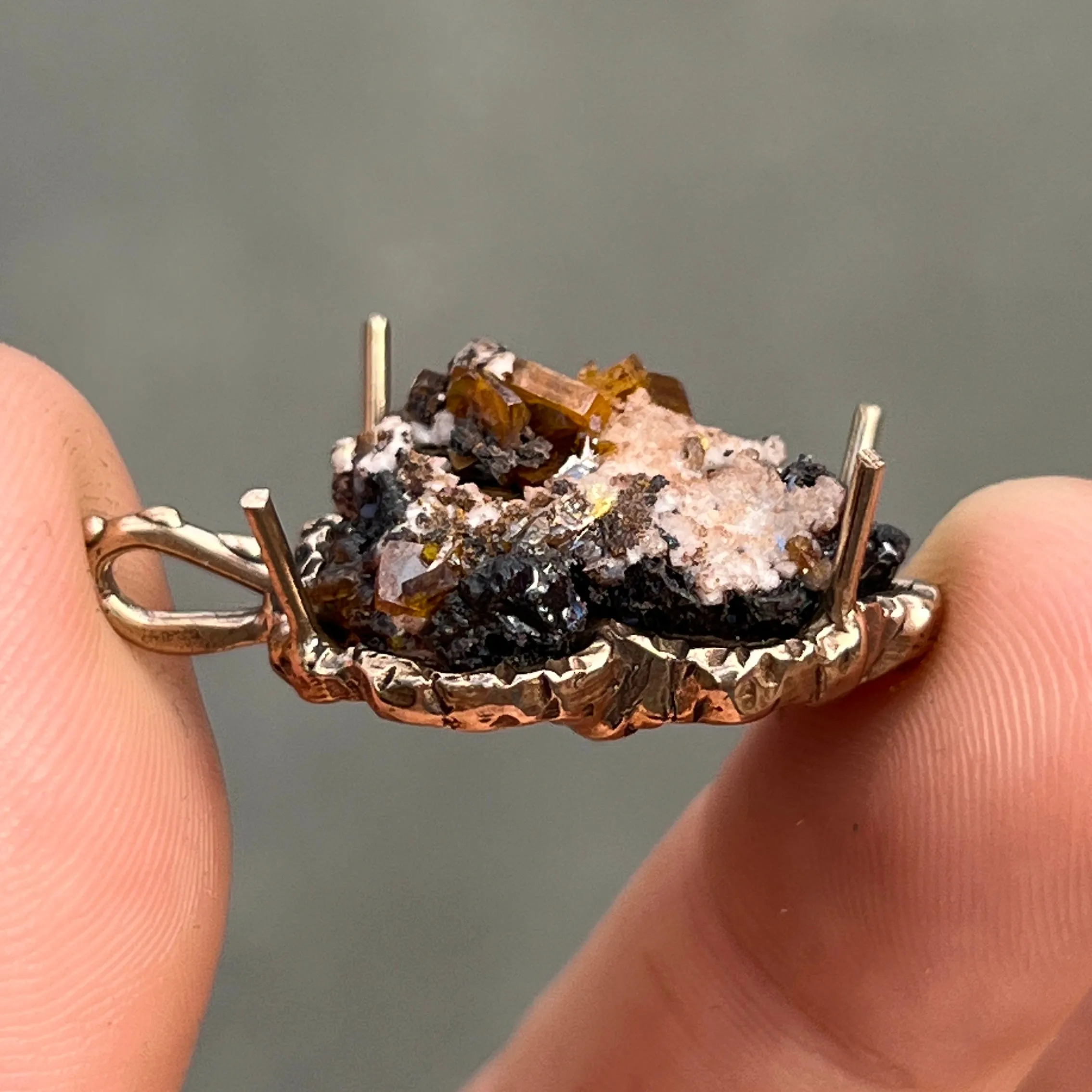 PRE-ORDER FOR ERICA- Wulfenite Specimen Pendant