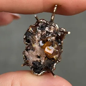 PRE-ORDER FOR ERICA- Wulfenite Specimen Pendant