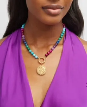 Rainbow Charm Necklace