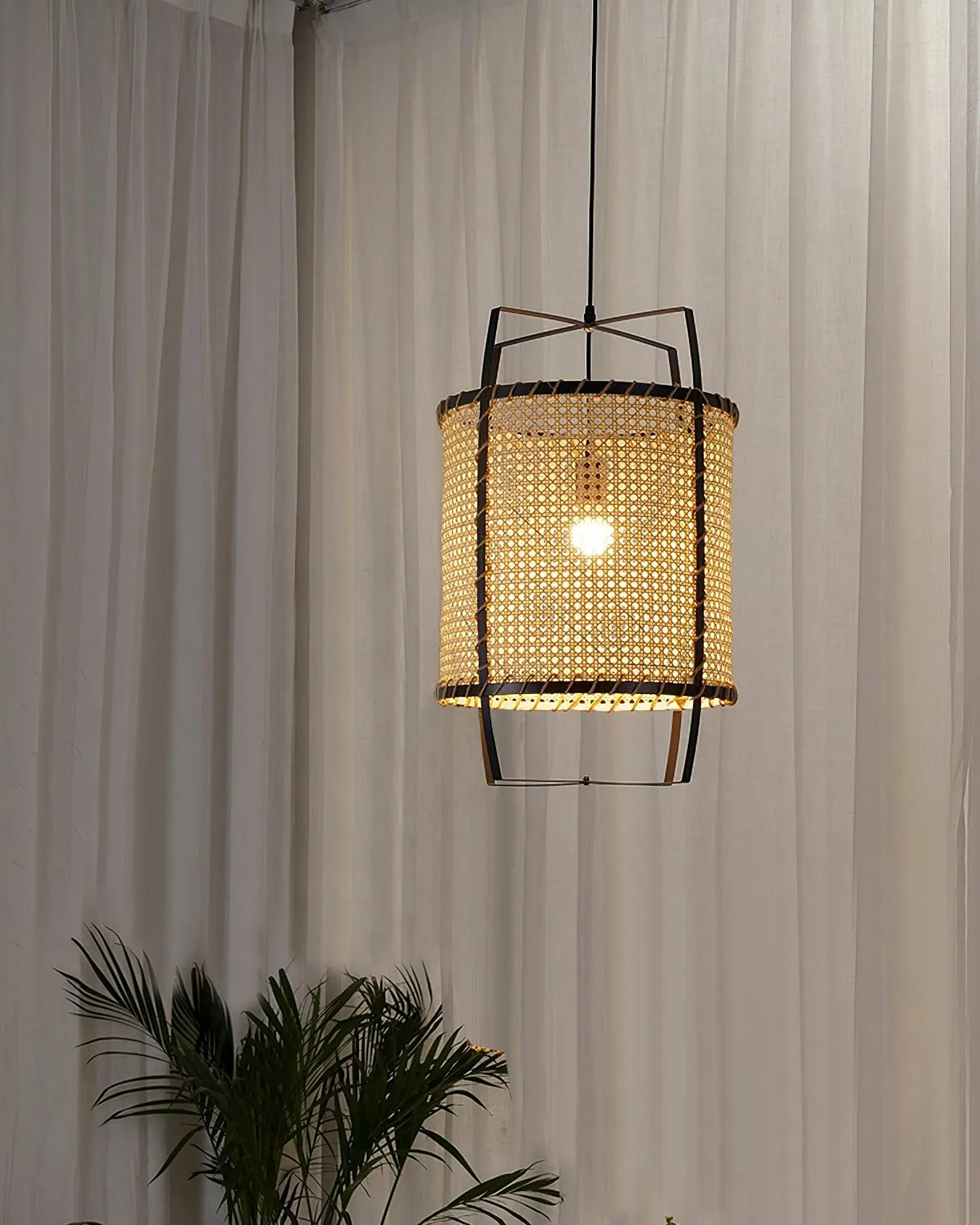 Rattan Meyda Pendant Lamp