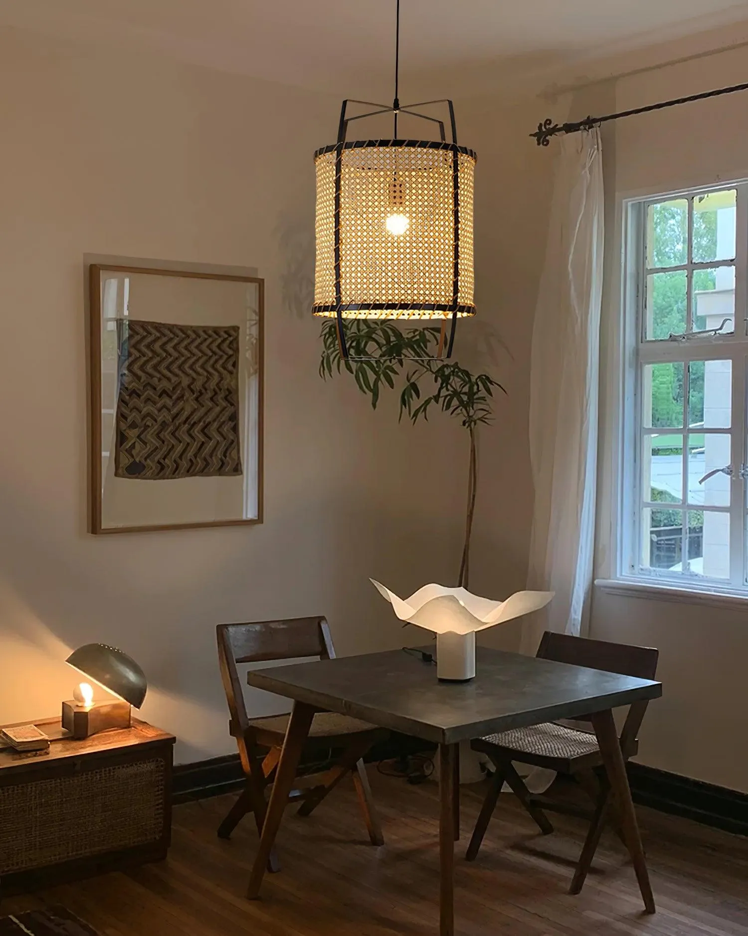 Rattan Meyda Pendant Lamp