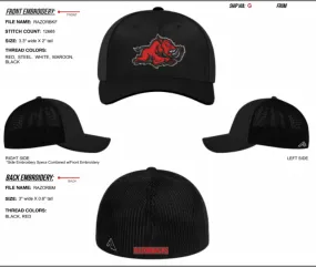 RAZORBACKS  - PACIFIC FITTED TRUCKER FLEX FIT 404M