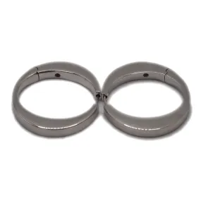 Roberto Coin 18k White Gold Coral Hoop Earrings