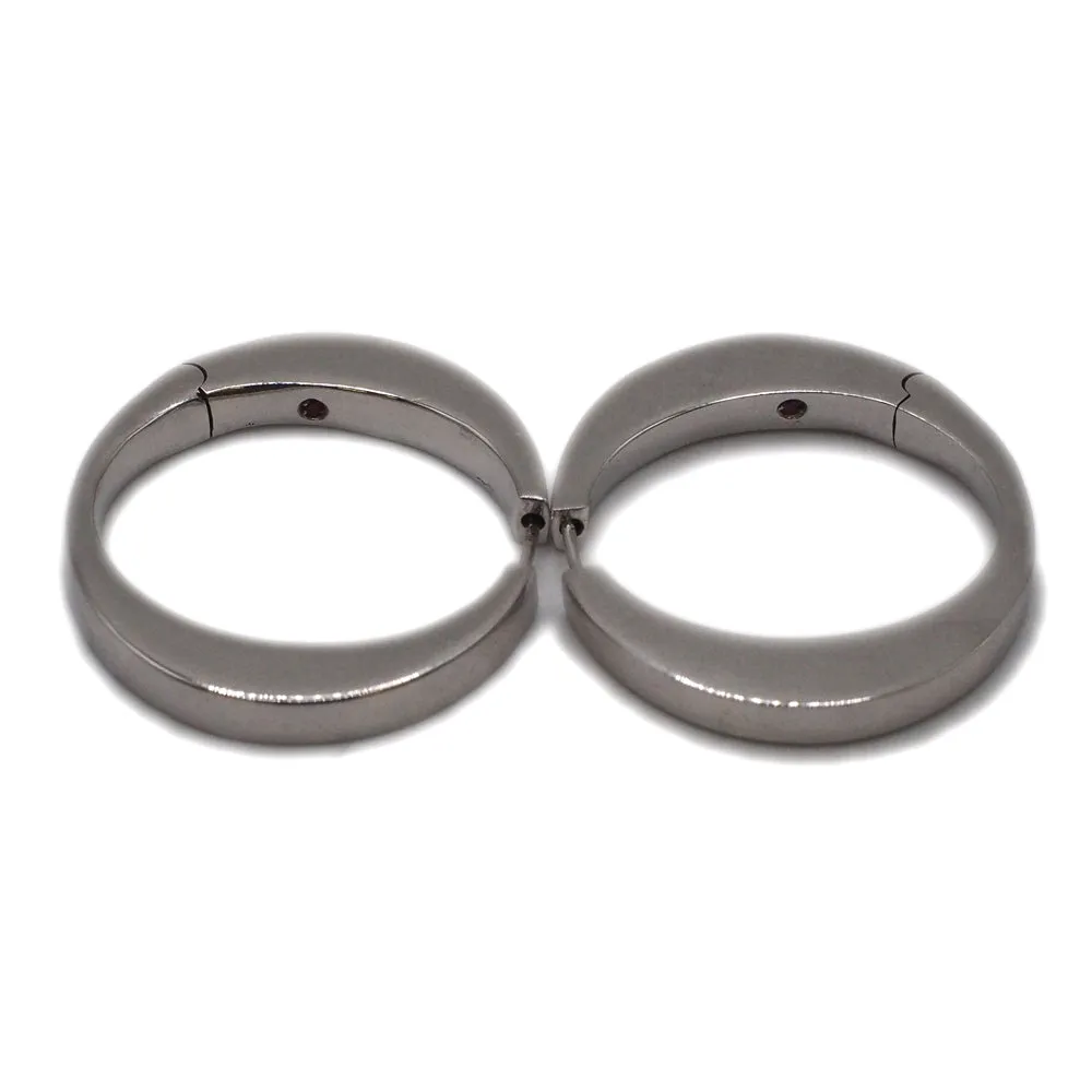 Roberto Coin 18k White Gold Coral Hoop Earrings
