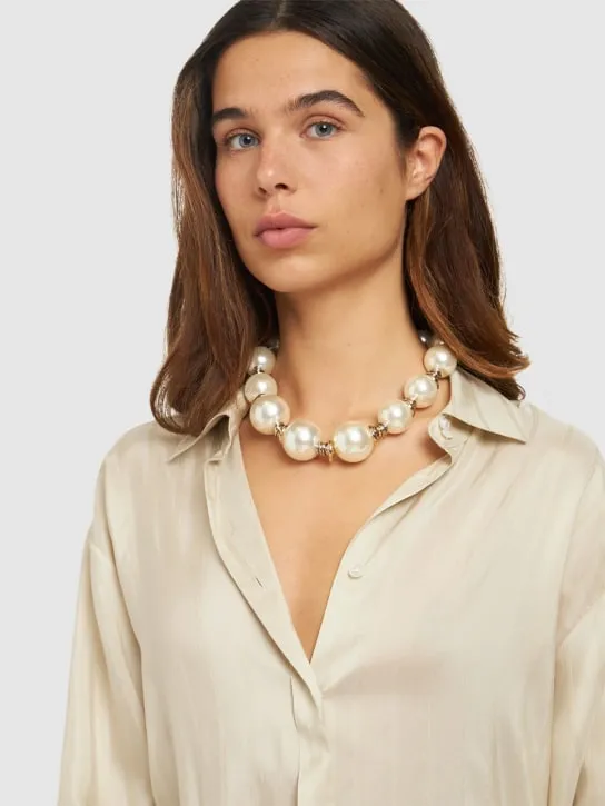 Rosantica   Miranda faux pearl necklace 