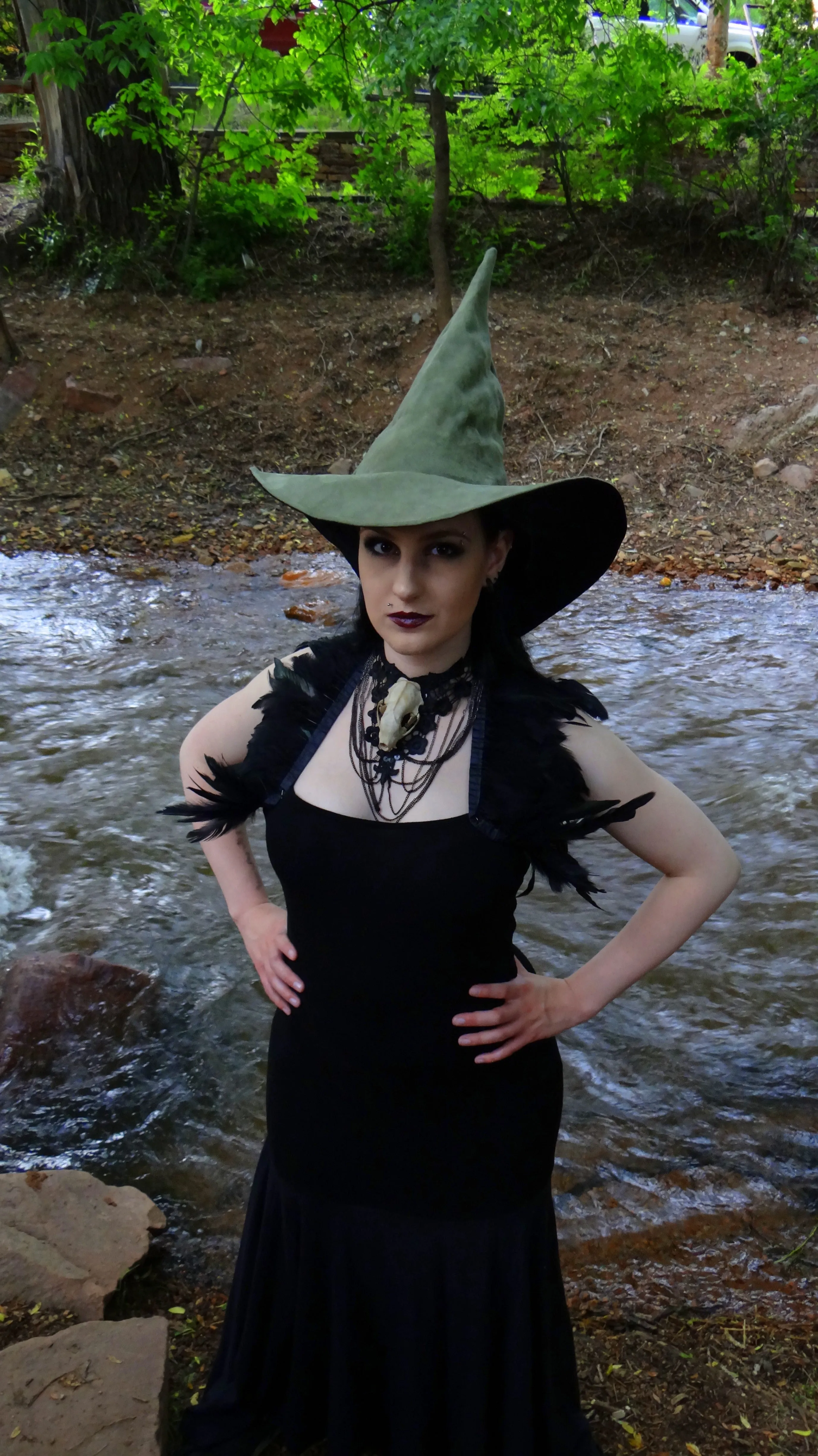 Sage Witch Hat