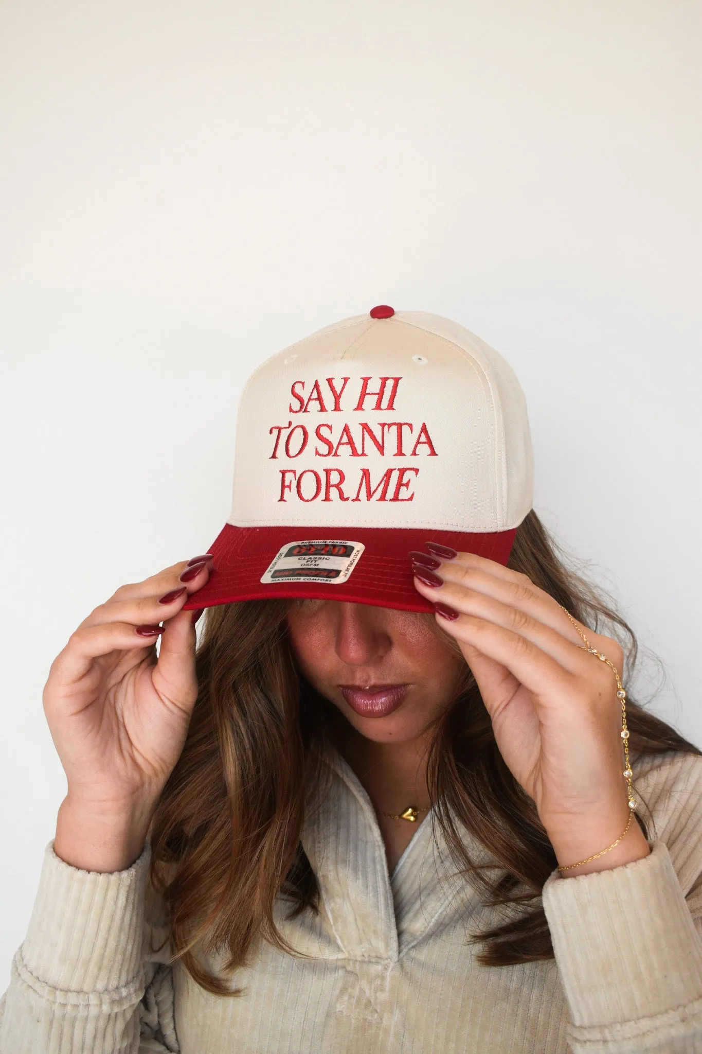 Say Hi To Santa Trucker Hat