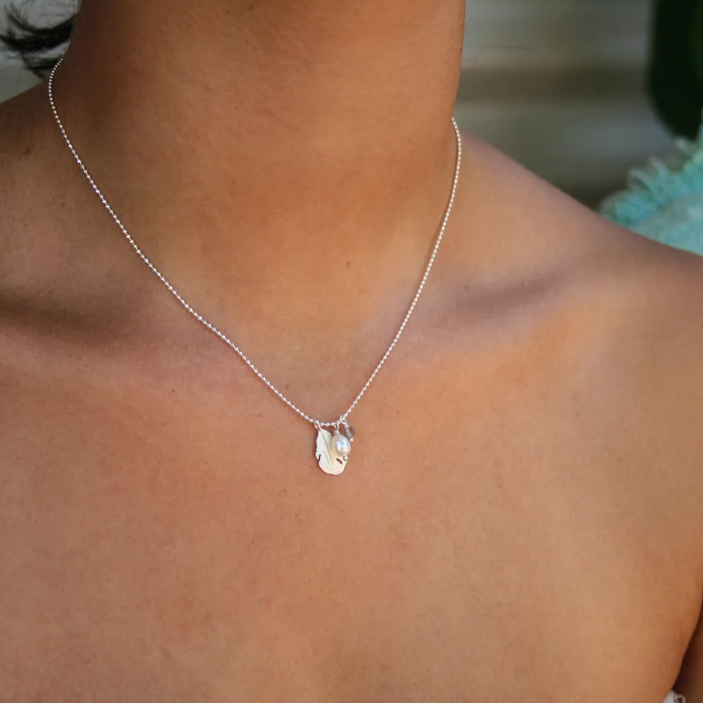 Sea Gypsy Pearl Labradorite Necklace