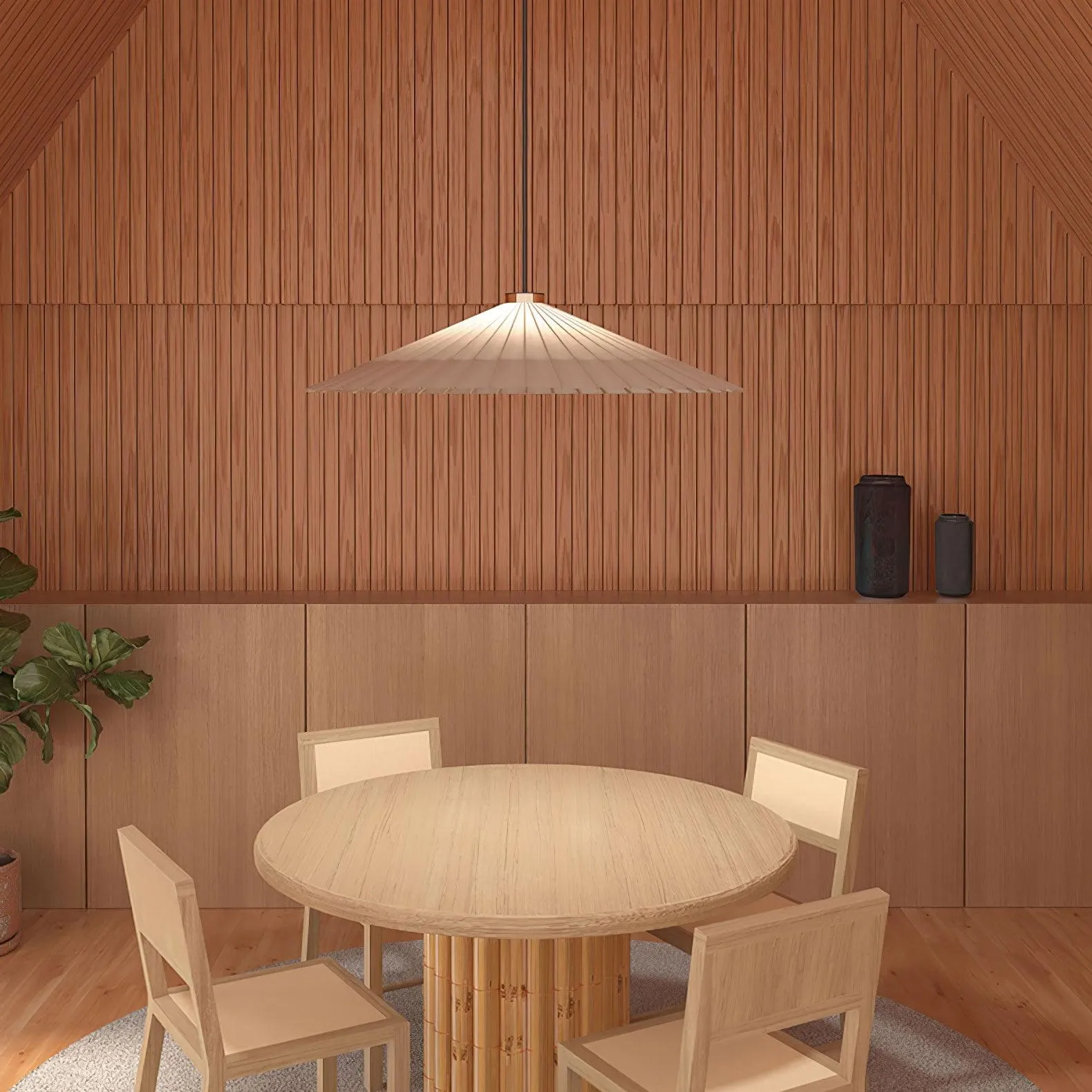 Shade Umbrella Pendant Lamp