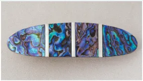Silver Bars Barrette