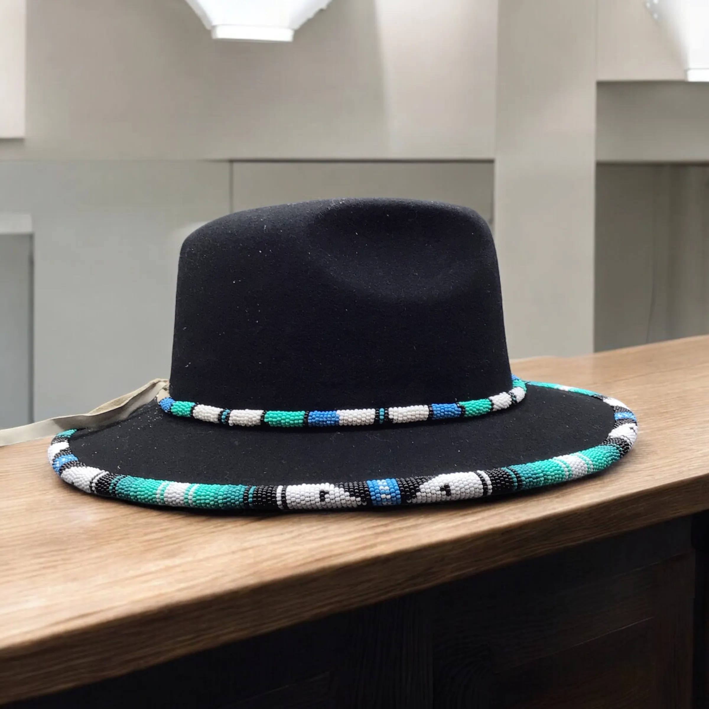 Size-59 Handmade Beaded Hat (14)