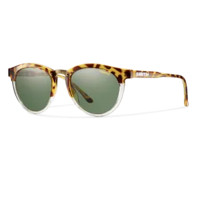 Smith Questa Amber Tortoise Frame - ChromaPop Polarized Gray Green Lens - Polarized Sunglasses