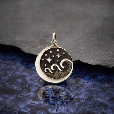 Starry Night Wave Pendant