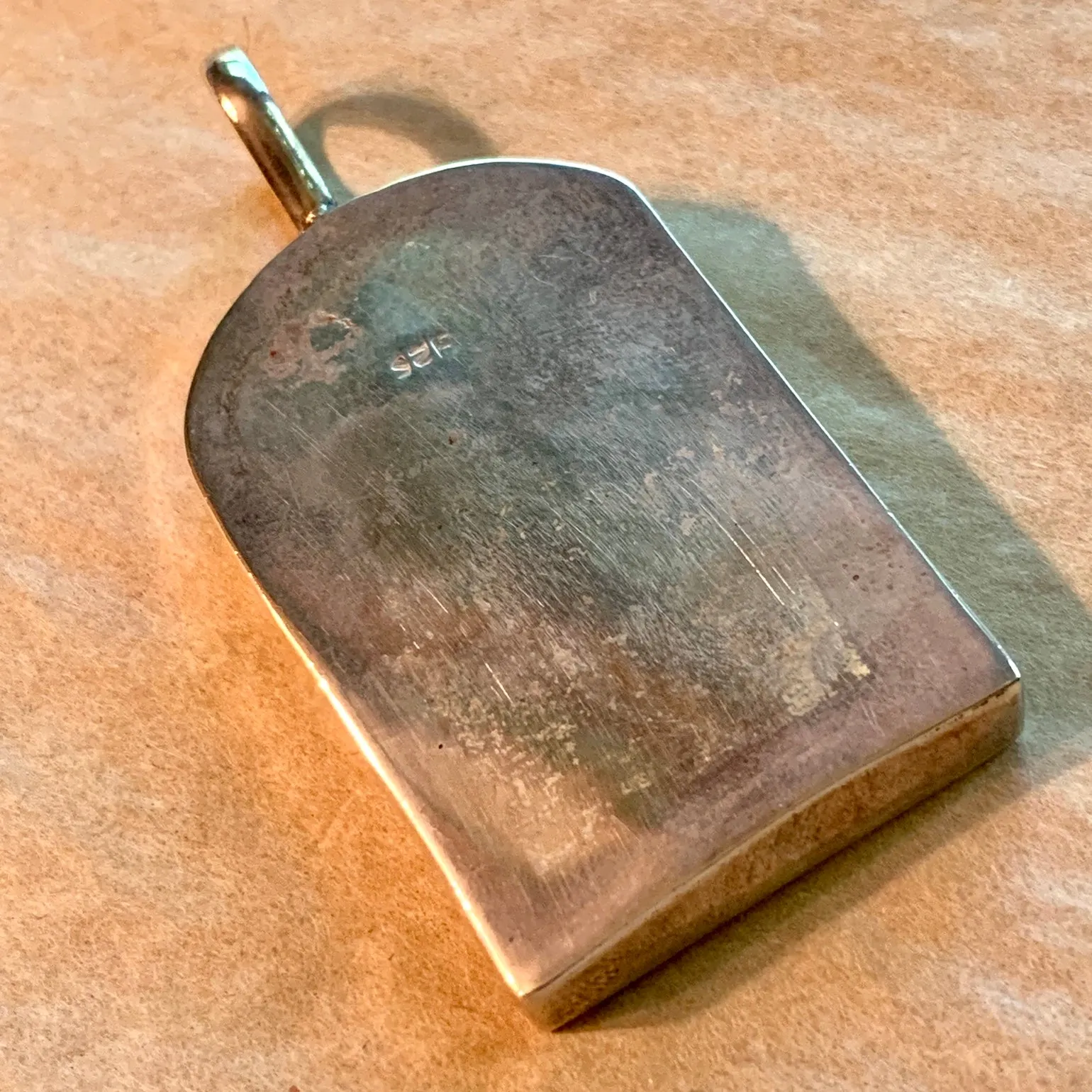 Sterling Pendant, Parisian Print