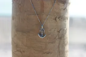 Sterling Silver Anchor Pendant