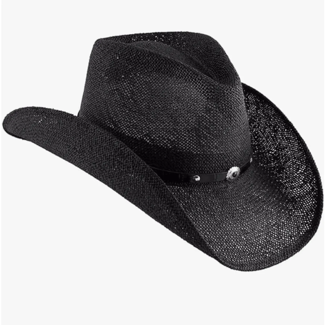 Stetson Black Onyx Shapeable Straw Cowboy Hat TSONYX-8334