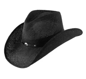 Stetson Black Onyx Shapeable Straw Cowboy Hat TSONYX-8334