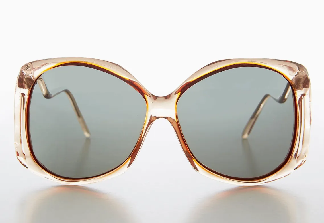 Sunglass Museum - Oversized Polarized 80's Vintage Sunglass