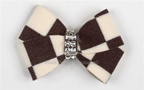 Susan Lanci Windsor Check Collection Nouveau Bow Hair Bows