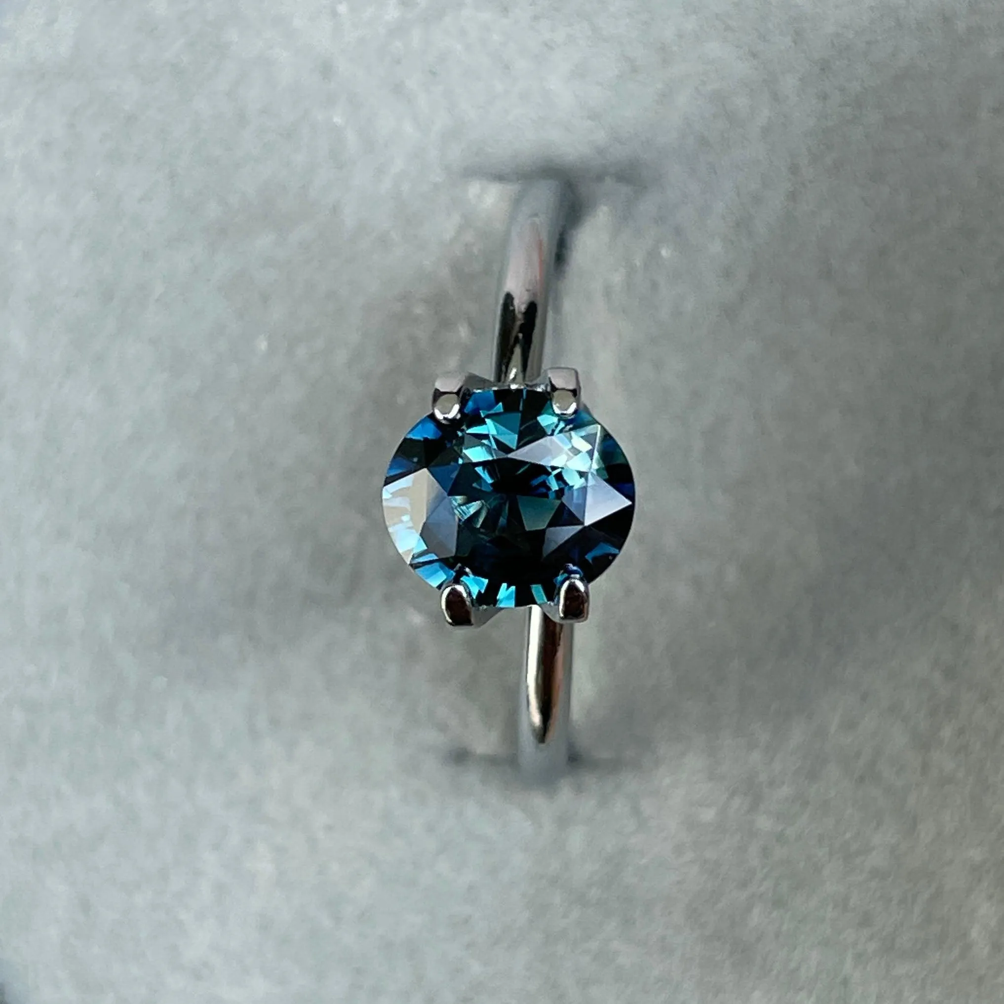 Teal Sapphire 1.34 Ct, Natural Teal Sapphire Ring, Teal Sapphire Engagement Ring, bespoke Ring, For Custom ring Loose gem.
