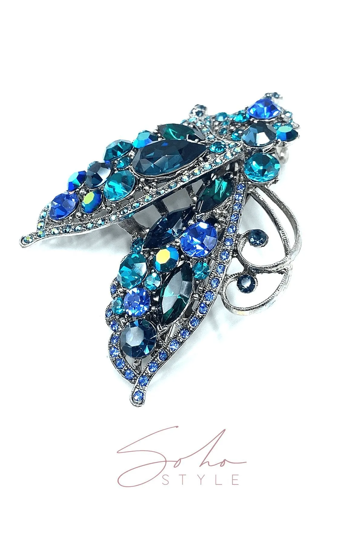 The Romance Butterfly Ruby Barrette
